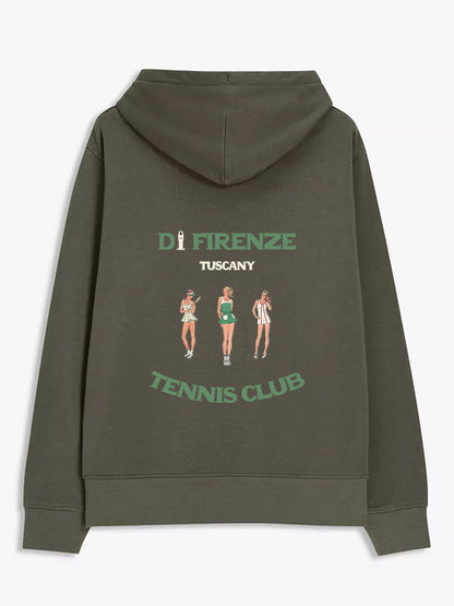 Tennis Girls Hooded Sweatshirt
